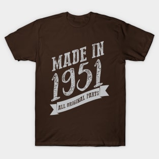 Made in 1951 all original part silver T-Shirt